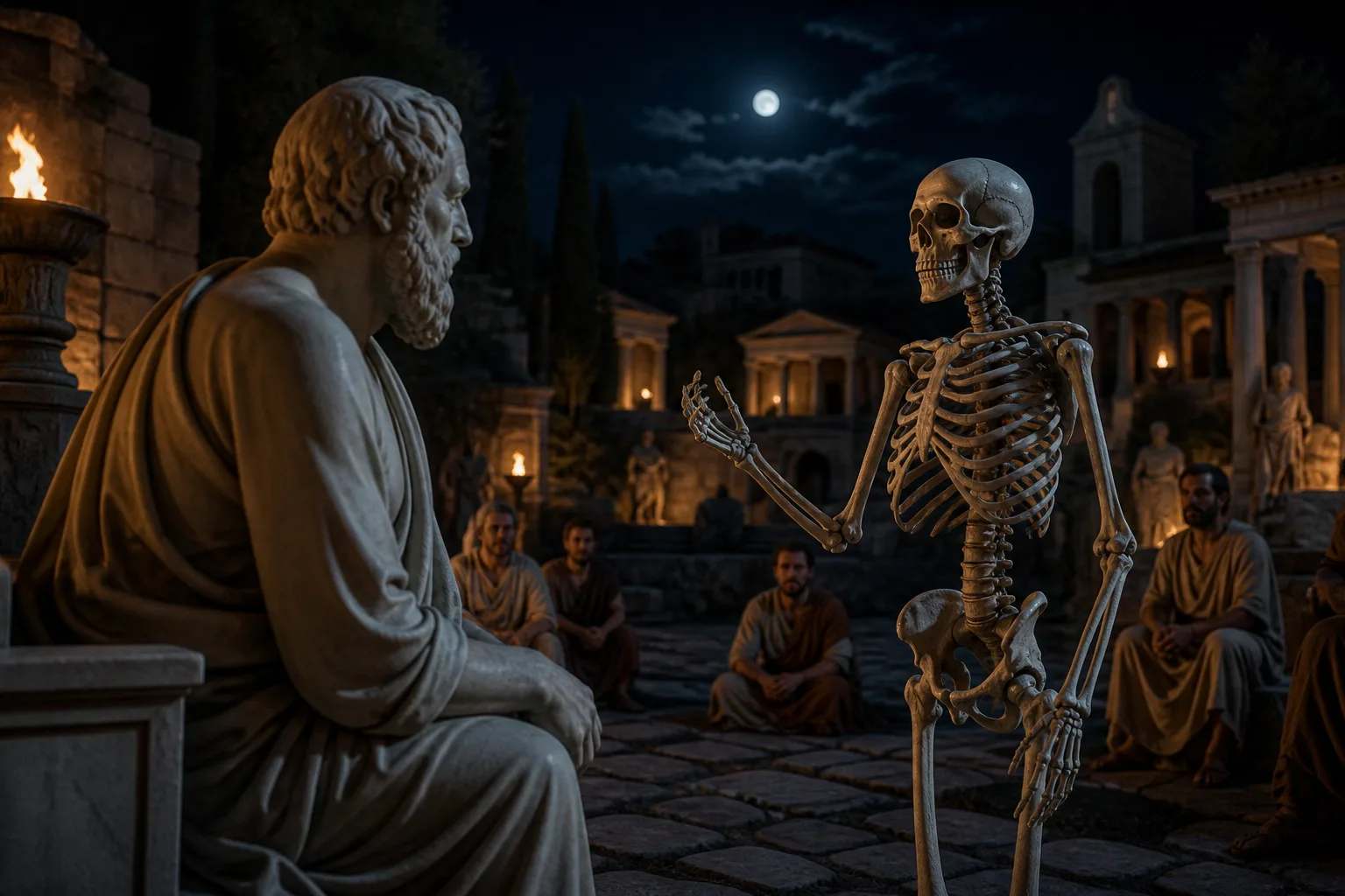 Why the AI Skeleton vs Socrates Meme is Actually Genius